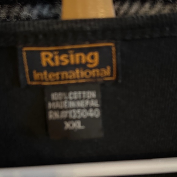 Rising International Black Sweater with Multicolor Floral Design - Picture 2 of 5